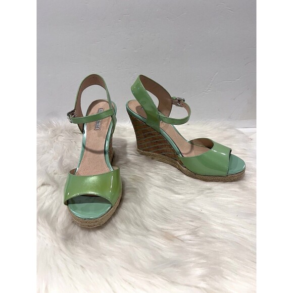 Charles David Women’s Octave Platform Fashion Sandal Mint Leather US Size 10 - Picture 5 of 10